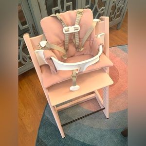 NWOT Stokke Tripp Trapp Waterproof highchair seat cushion baby set